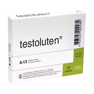 Testoluten – 60 caps (low testosterone and libido, erectile dysfunction and male infertility)